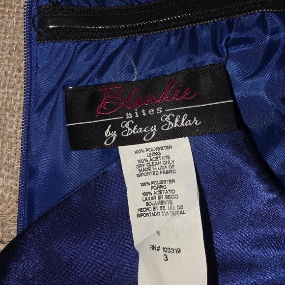 Elegant Blondie Nites by Stacy Sklar strapless - Picture 3 of 4